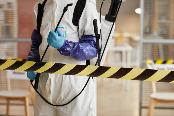Professional Biohazard Cleanup technician working in Garwood, NJ